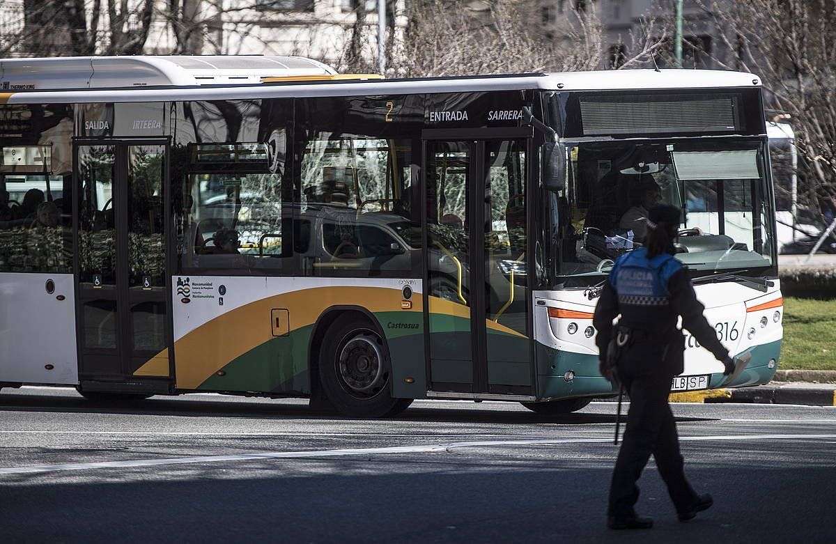 Billabesa bat, Iruñean. JAGOBA MANTEROLA / FOKU