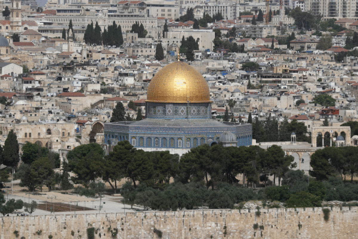Jerusalengo Al-Aqsa meskita. ATEF SAFADI / EFE
