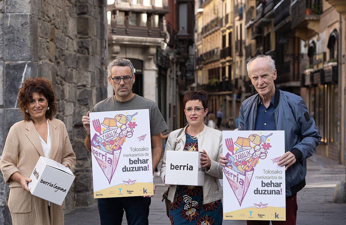 'BERRIA Zabalik' egitasmoaren aurkezpena gaur, Tolosan. JAGOBA MANTEROLA / FOKU