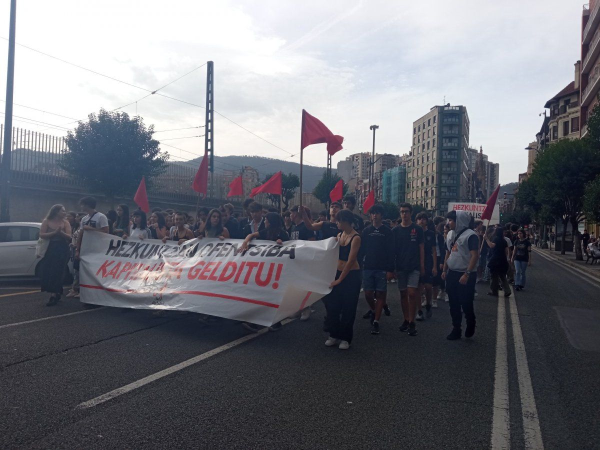 Bilboko manifestazioa. BERRIA