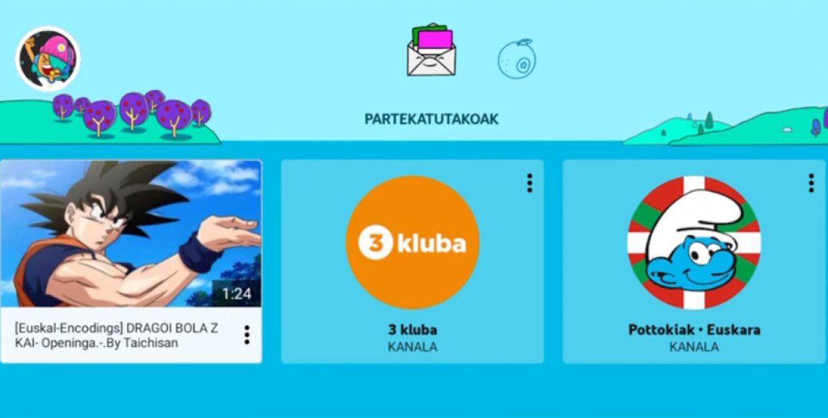 Euskarazko edukiak YT Kidsen. EUSKAL ENCODINGS