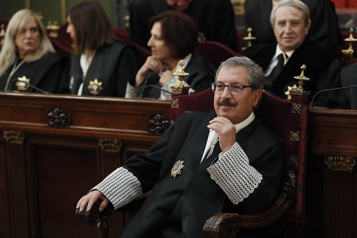 Rafael Mozo CGPJ Espainiako Botere Judizialaren Kontseilu Nagusiko presidentea, artxiboko irudi batean. MARISCAL, EFE