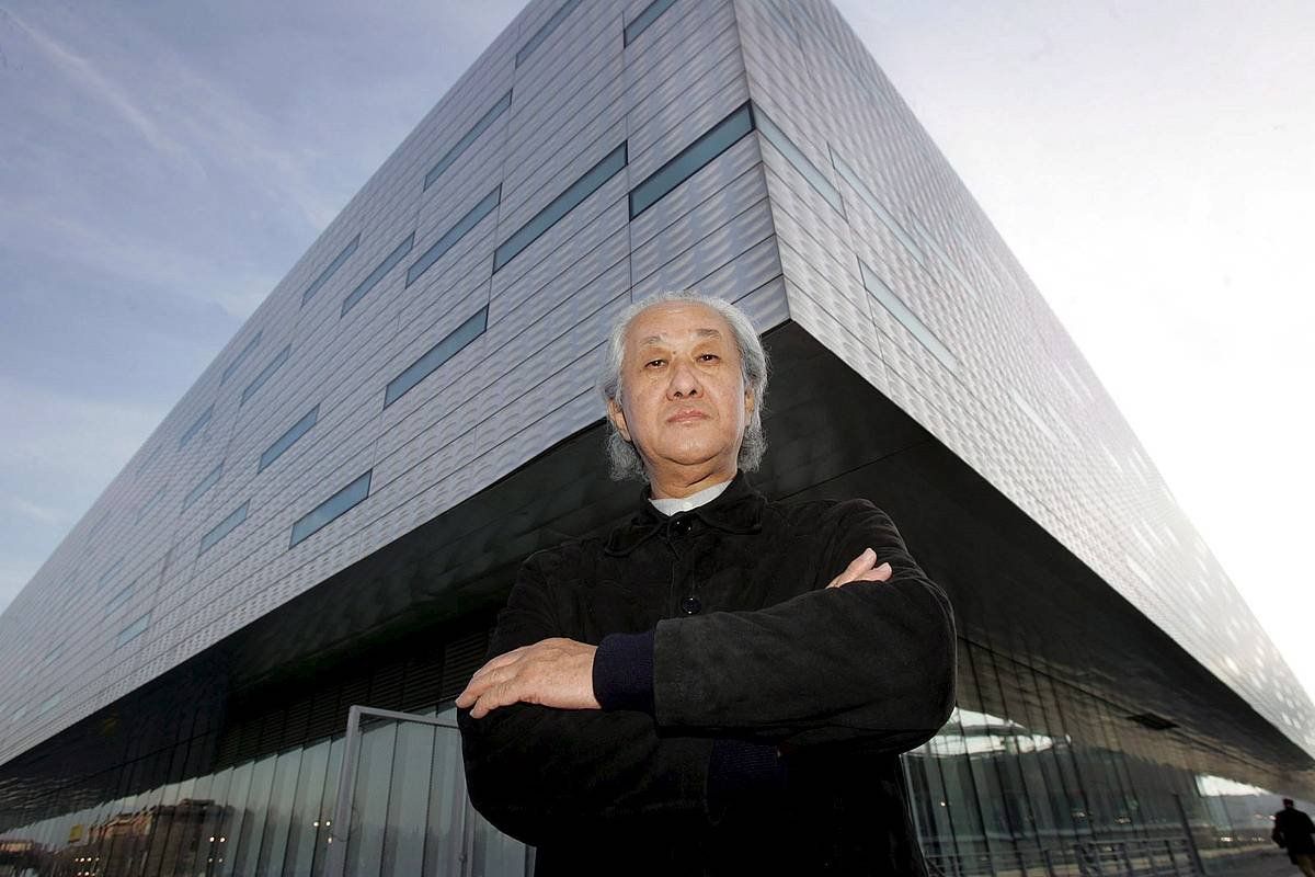 Arata Isozaki, 2005ean, Turinen, Italian. DANIEL DAL ZENNARO / EFE