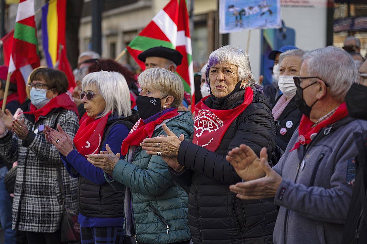 Pentsioden mobilizazio bat, Bilbon. ARITZ LOIOLA (FOKU)