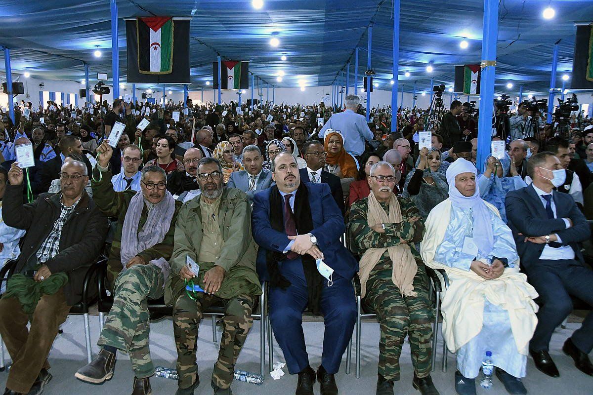 Fronte Polisarioaren kongresua. STR/ EFE