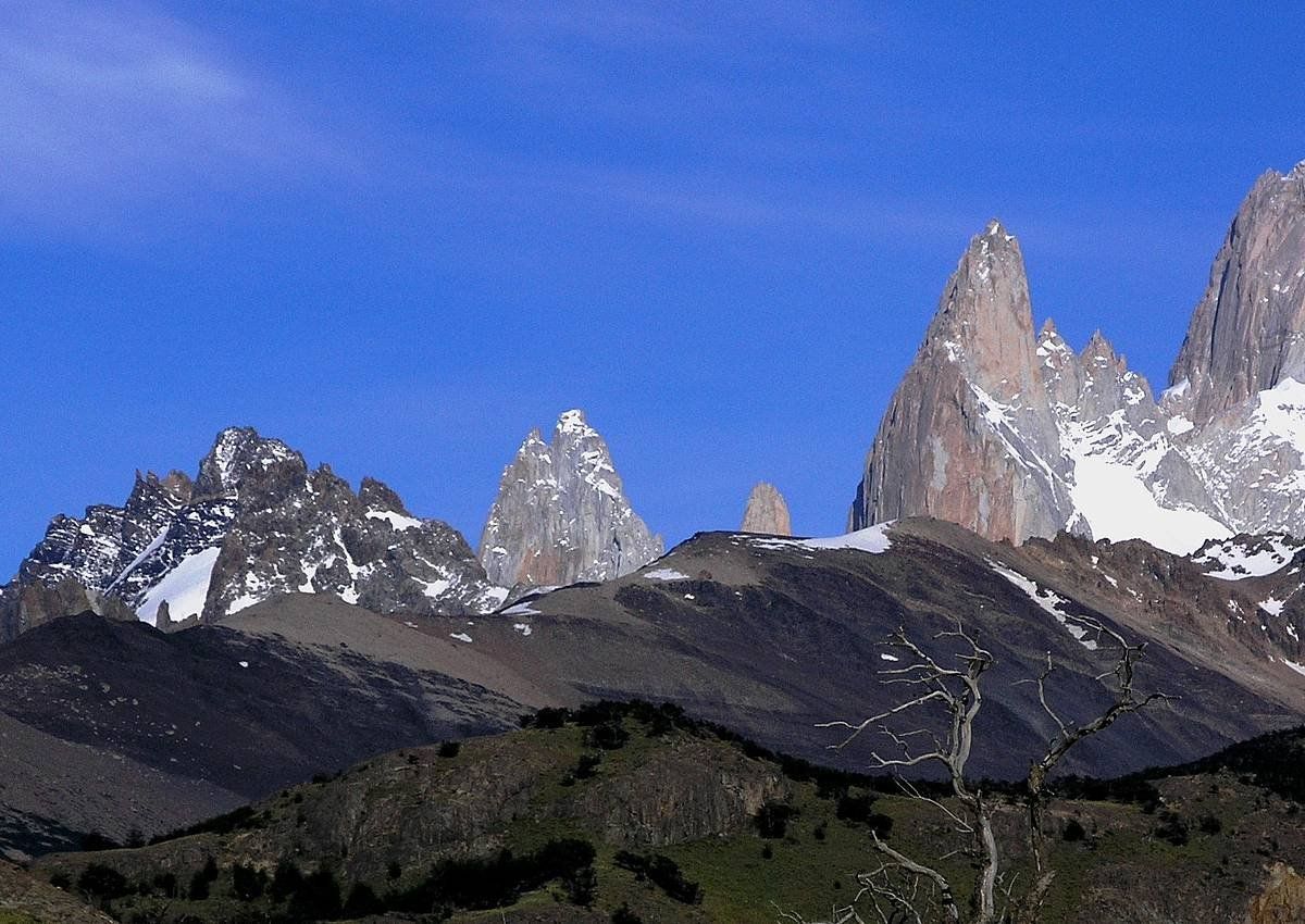 Cerro Torre eta Fitz Roy mendiak, Patagonian. JOSE RAMON AGIRRE 'MARRON'