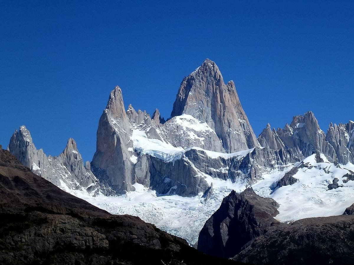 Cerro Torre eta Fitz Roy mendiak, Patagonian. JOSE RAMON AGIRRE 'MARRON'