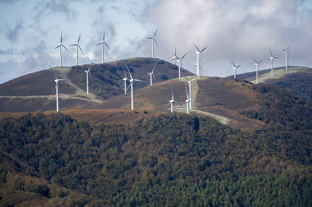 Oñatiko parke eolikoa. JUAN CARLOS RUIZ/FOKU