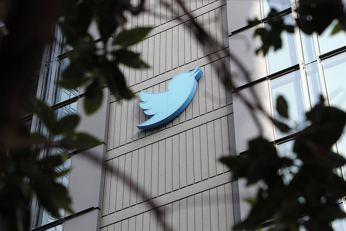 Twitter konpainiak San Frantziskon (AEB) duen egoitzaren irudia. JOHN G. MABANGLO / EFE