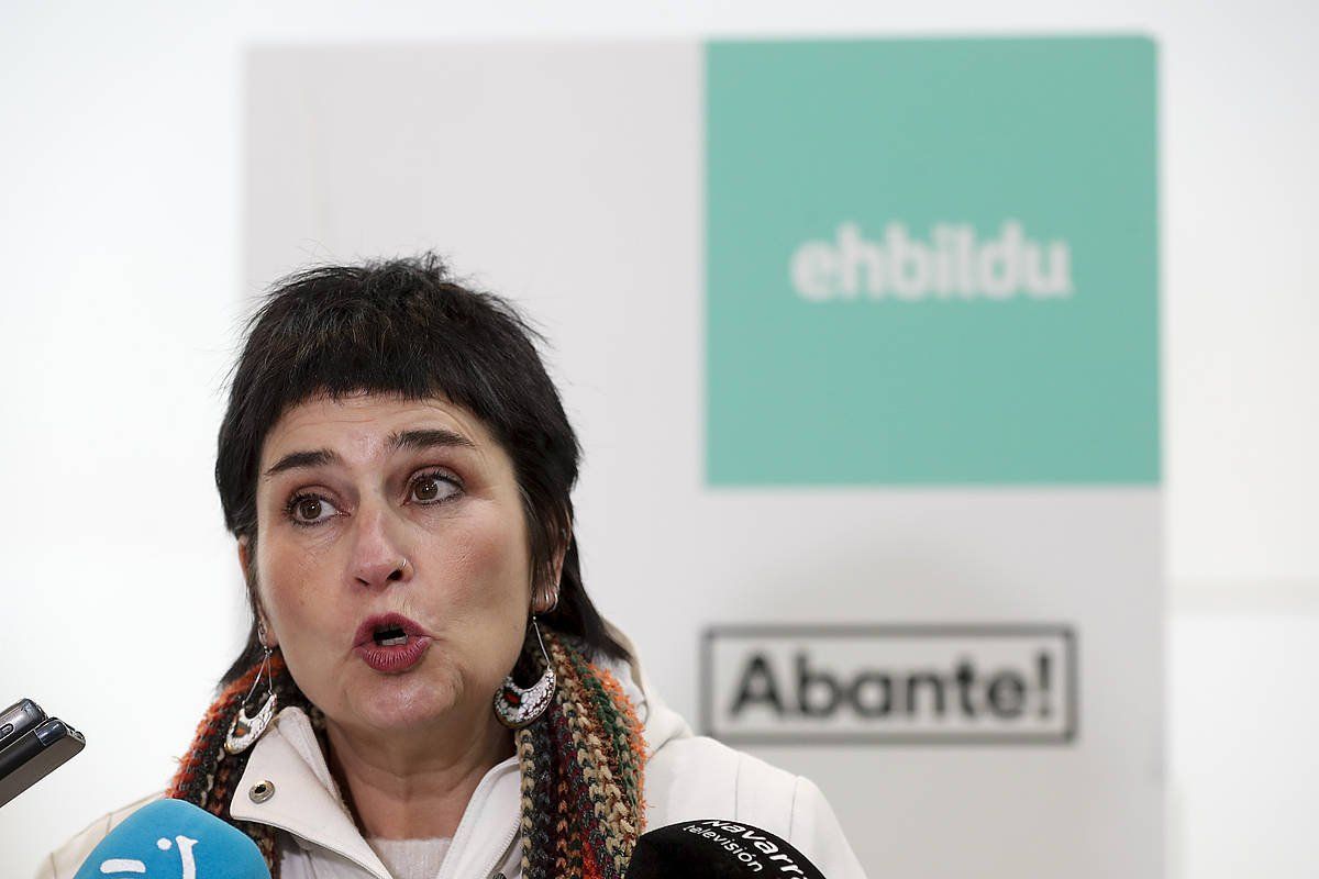 Laura Aznal parlamentuko zerrendaburua. VILLAR LOPEZ / EFE