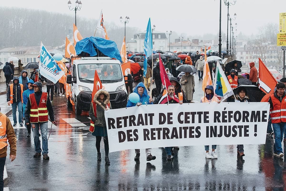 Baionako mobilizazioa, gaur. GUILLAUME FAUVEAU / MEDIABASK