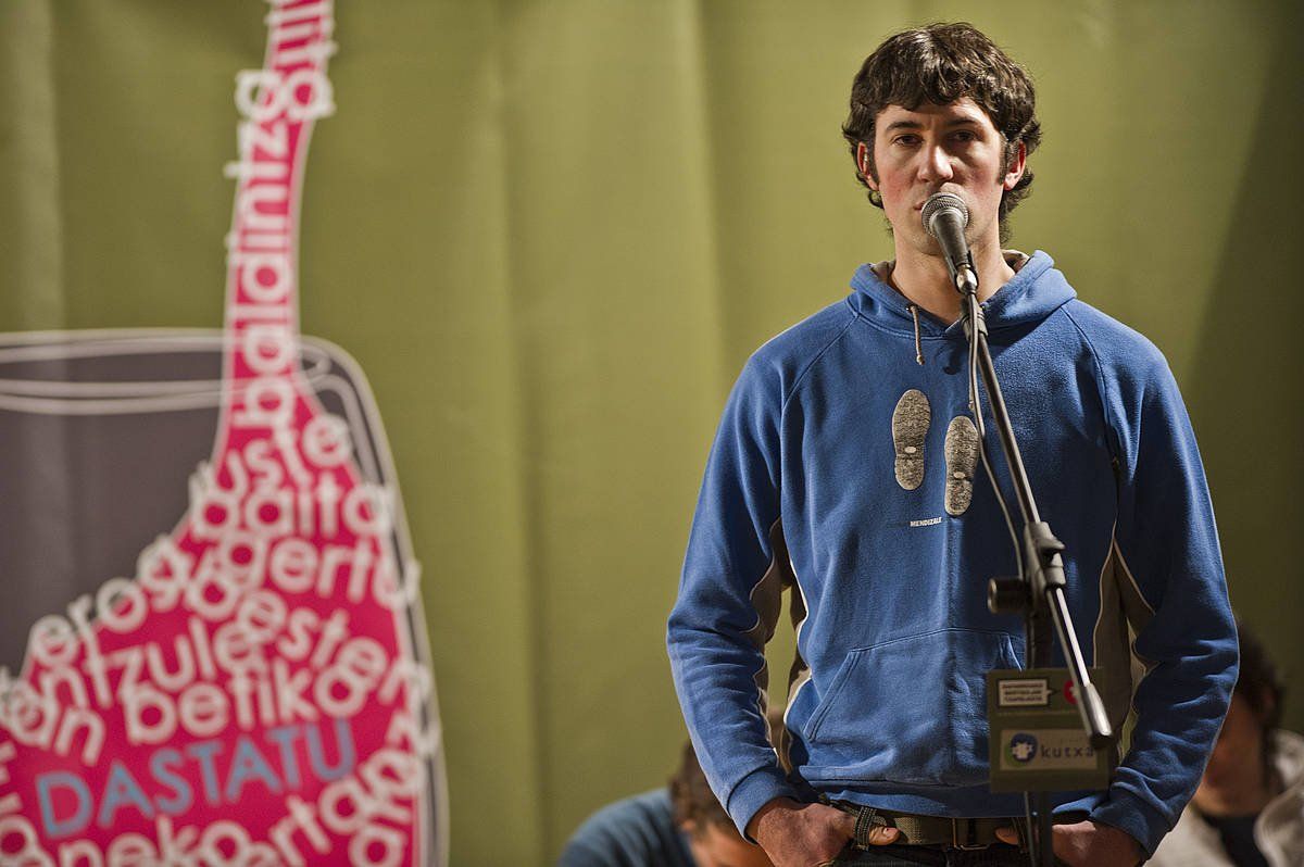 Jose Luis Barberia, 2011ko txapelketako saio batean. LANDER FDZ. ARROIABE / FOKU