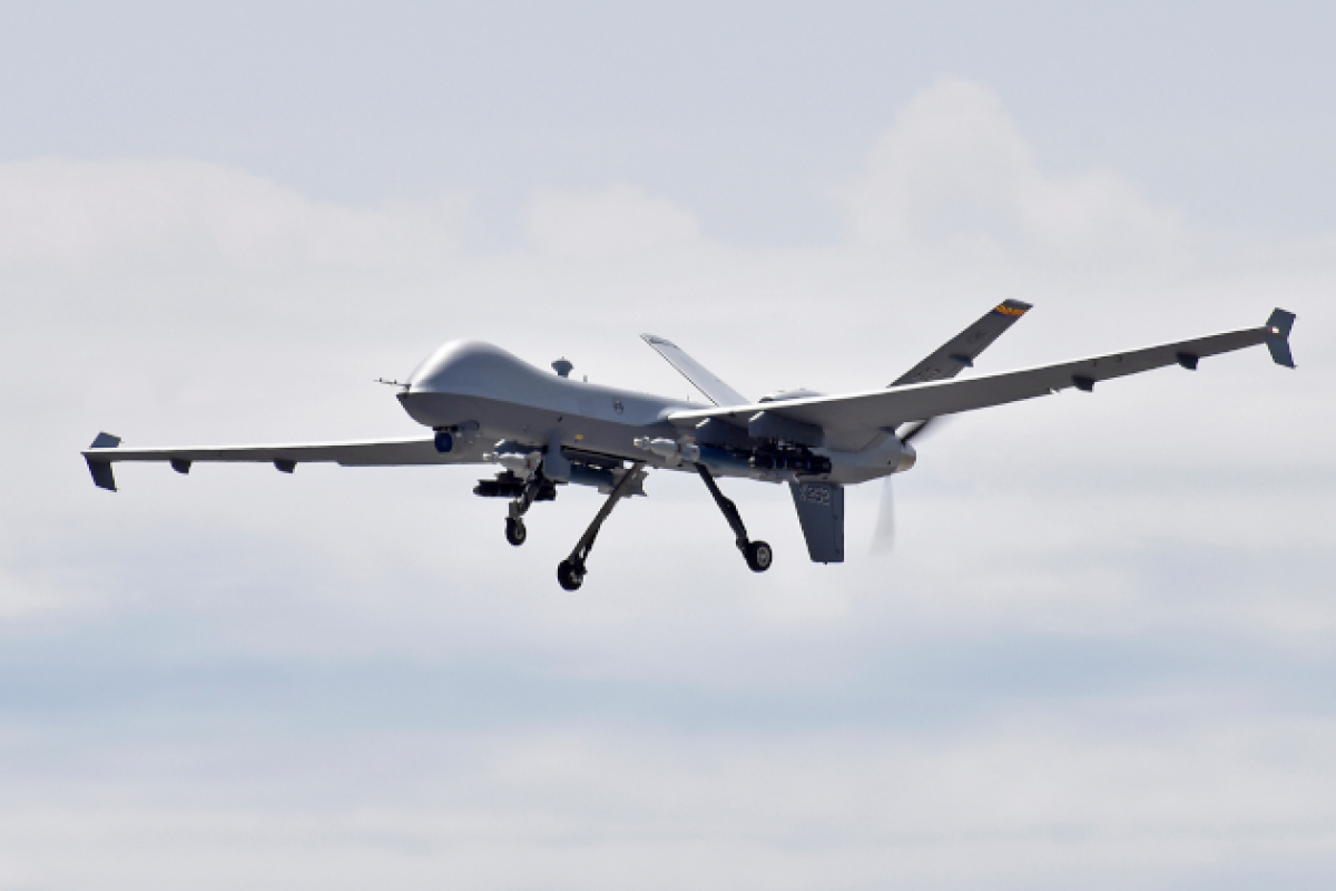 MQ-9 drone bat, airean. WIKIMEDIA COMMONS