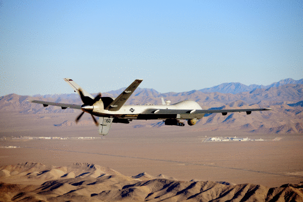 MQ-9 drone bat, Nevadako estatuan (AEB), 2013an. EFE