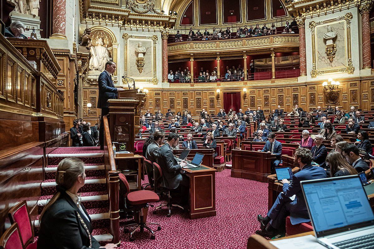 Franziako Senatuaren bilkura bat, martxo hasieran. EFE