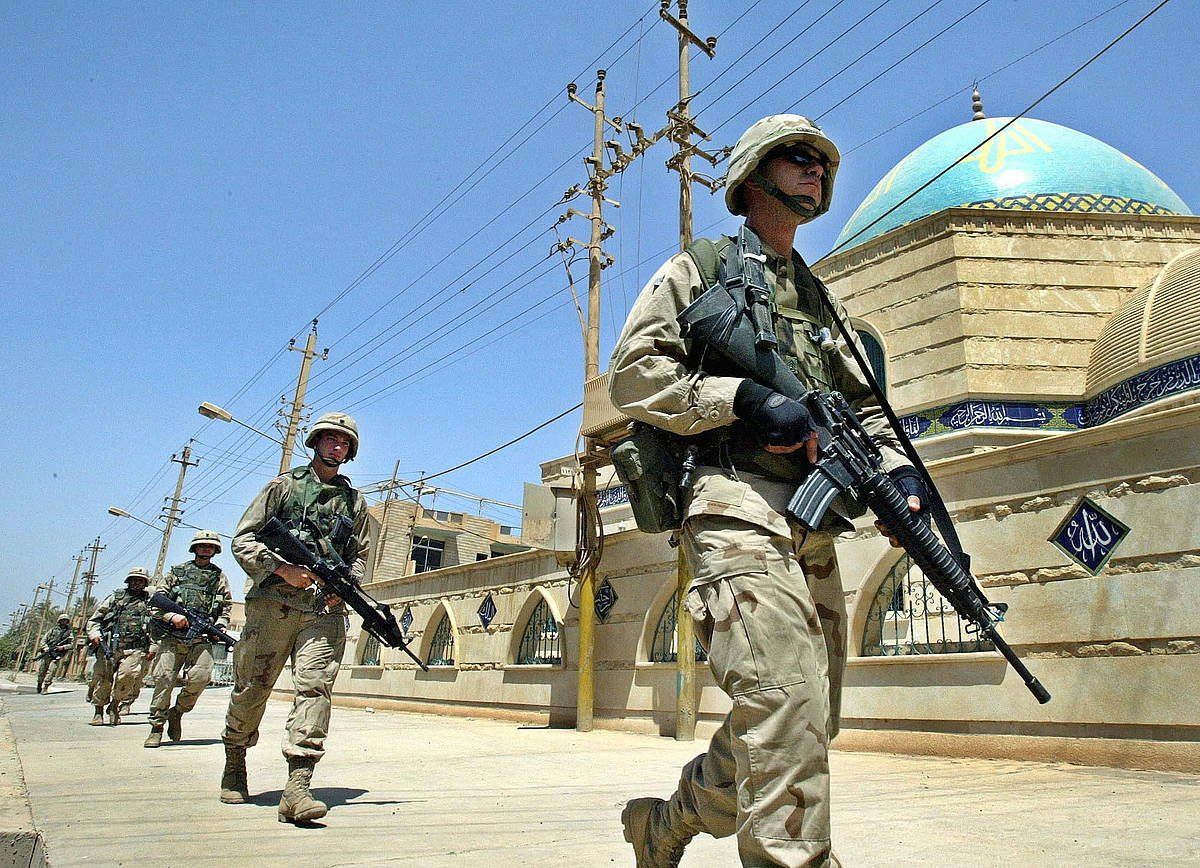 AEBetako militarrak Bagdaden, 2003an. BALDRIN XHEMAJ, EFE