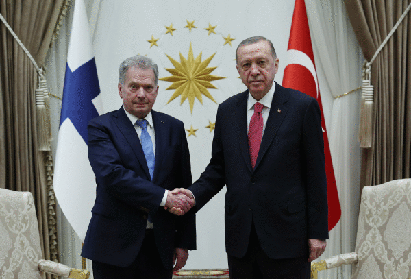 Niinisto eta Erdogan, gaur, Ankaran. EFE