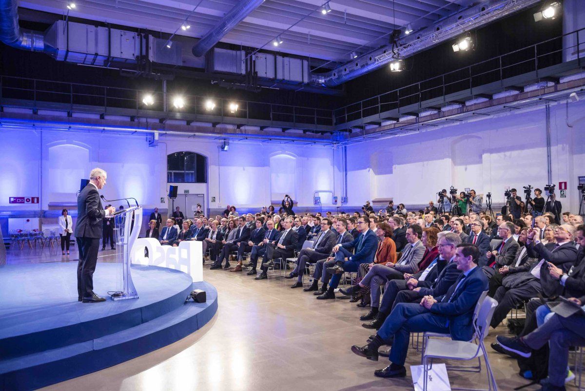 Iñigo Urkullu, Tabakaleran, Basque Quantum proiektuaren aurkezpenean. IREKIA
