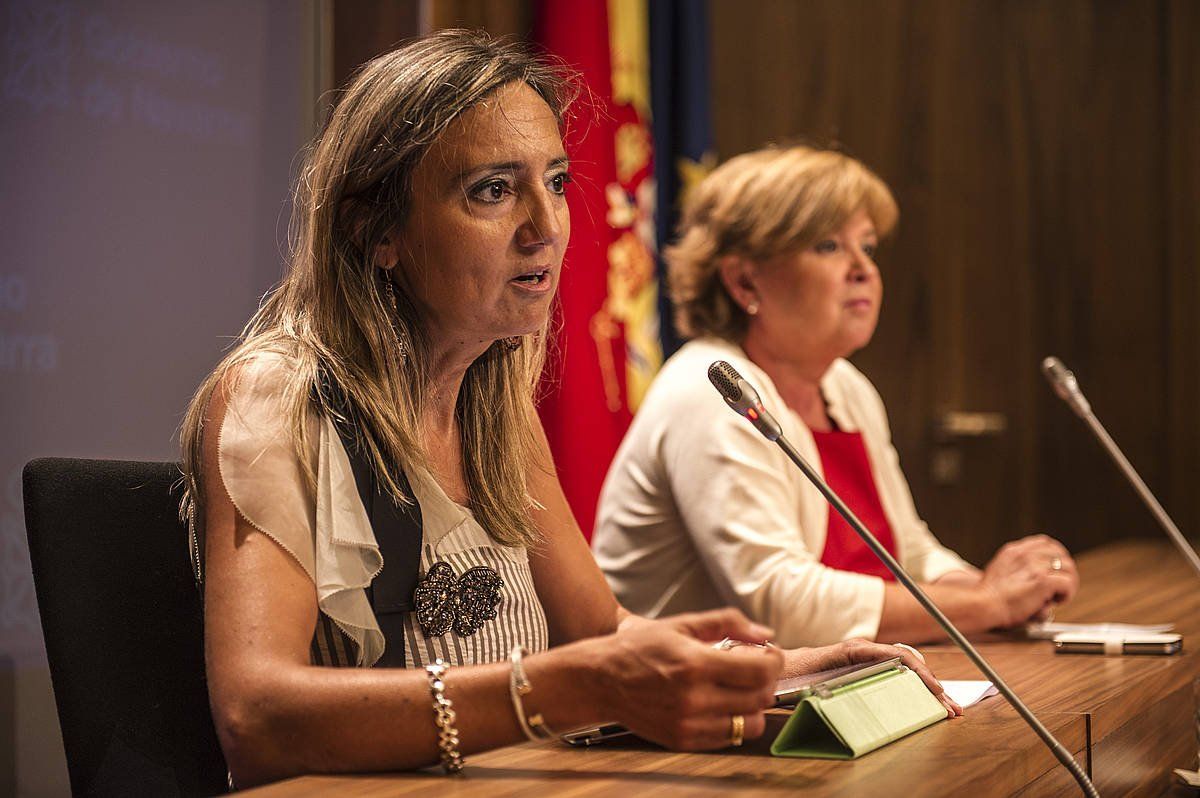 Cristina Ibarrola UPNren Iruñeko Udalerako hautagaia, artxiboko irudi batean. LANDER FDZ. ARROIABE / FOKU