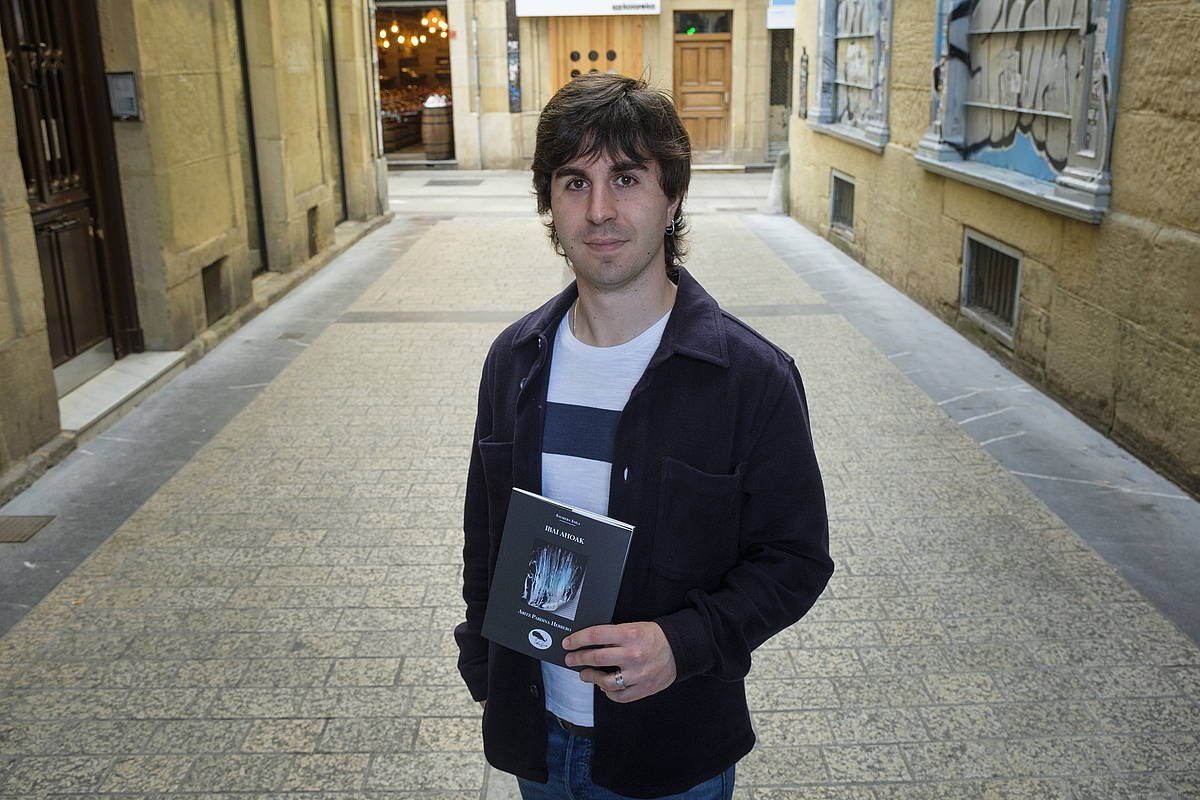 Aritz Pardina Herrero, gaur goizean, Donostian. JON URBE / FOKU