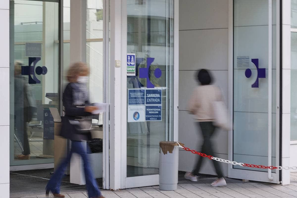 Donostiako osasun zentro bat, artxiboko irudian. MAIALEN ANDRES /FOKU