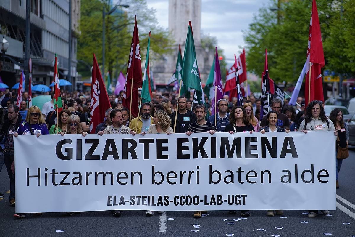 Grebak 200 ikastetxeri eta 130.000 ikasleri eragin die. ARITZ LOIOLA / FOKU