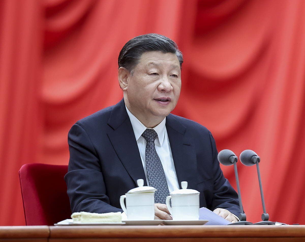 Txinako presidente Xi Jinping, Pekinen, artxiboko irudi batean. JU PENG / EFE