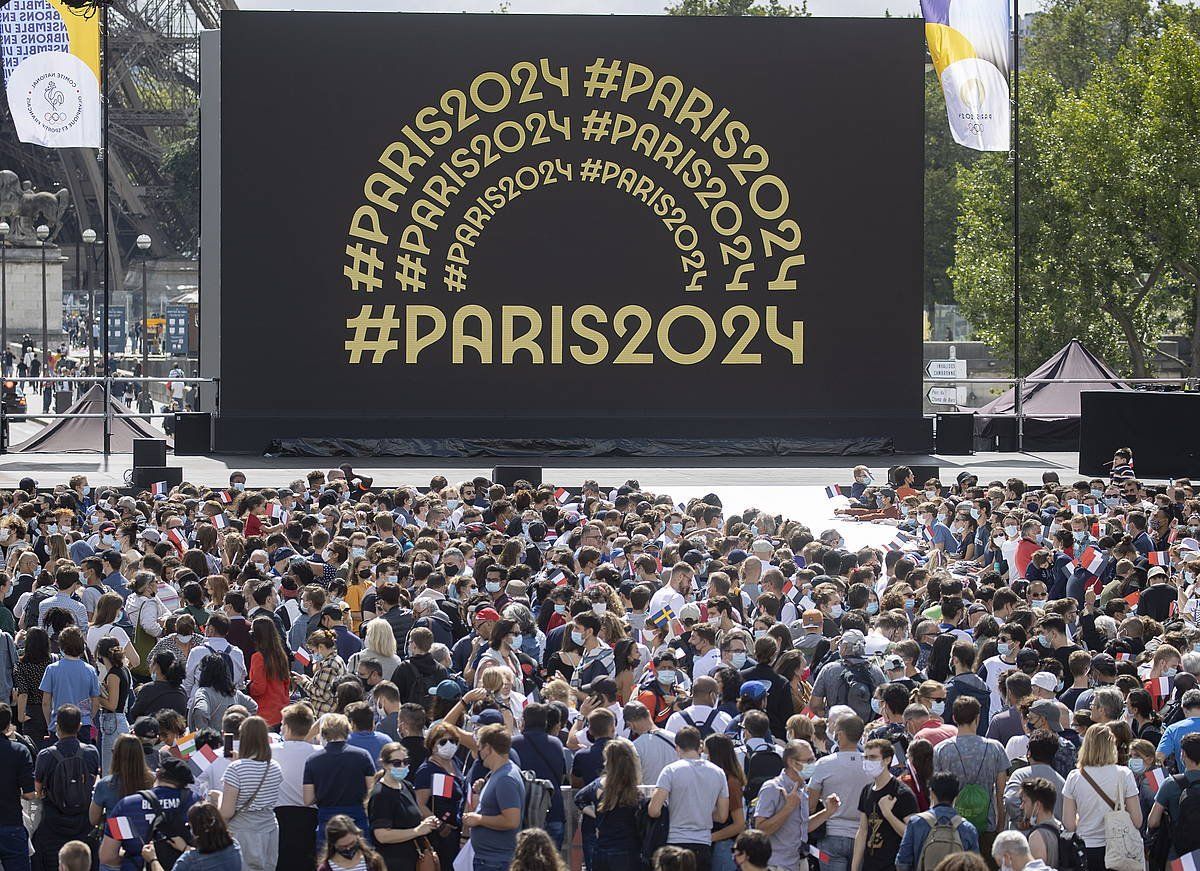 2024ko Joko Olinpikoak Parisen izanen dira. IAN LANGSDON / EFE