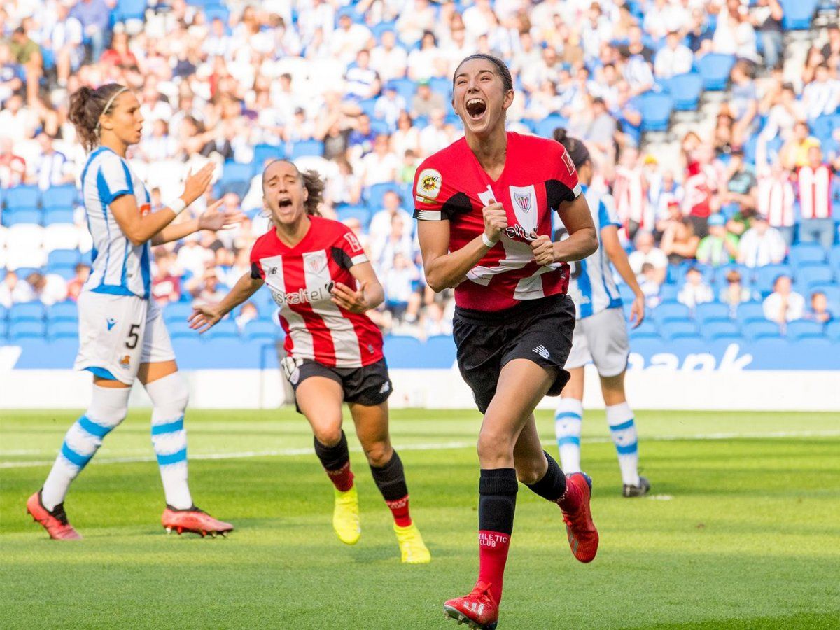 Nekane Diez jokalaria, partida batean. ATHLETIC