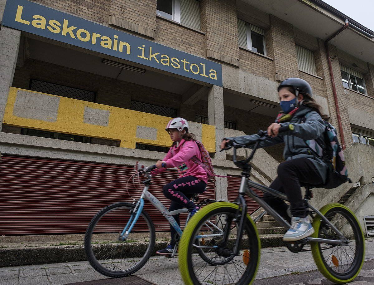 Tolosako Laskorain ikastola, artxiboko irudi batean. JON URBE / FOKU