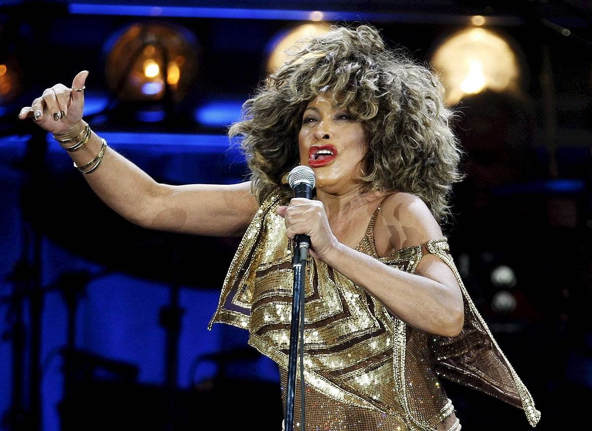 Tina Turner, Zuricheko kontzertu batean, 2009an. STEFFEN SCHMIDT / EFE