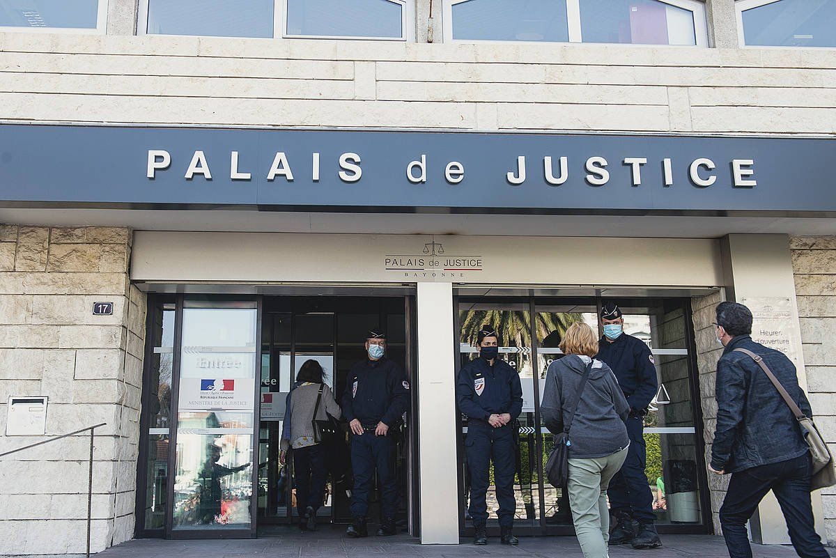Baionako Justizia Auzitegia, artxiboko irudi batean. GUILLAUME FAUVEAU