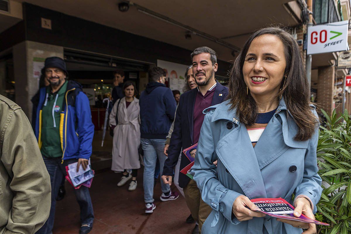 Ione Belarra Espainiako Gobernuko Gizarte Gaien eta 2030 Agendaren ministroa, artxiboko irudi batean. ANGELES VISDOMINE / EFE