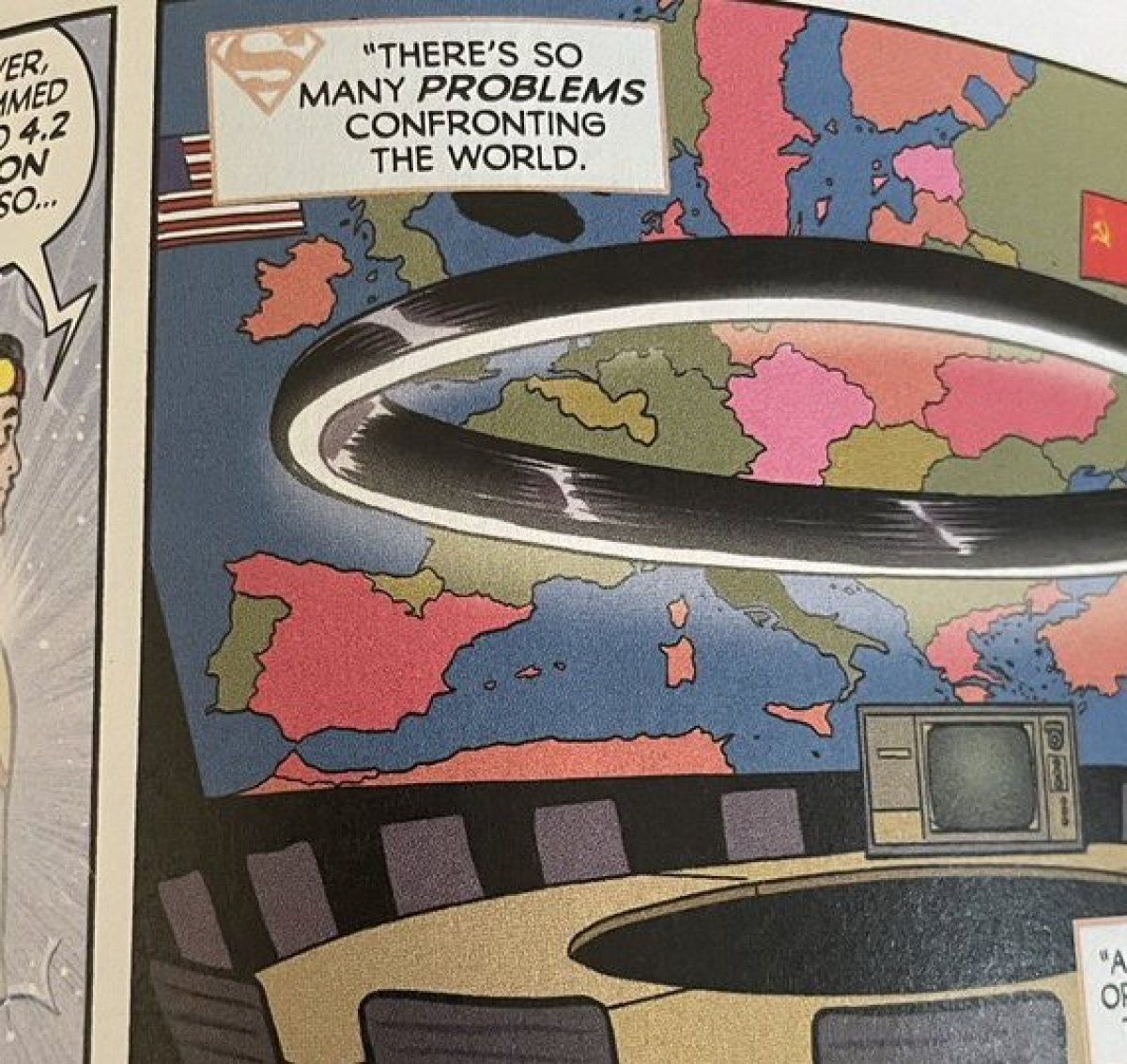 Komikian agertzen den mapa. DC COMICS