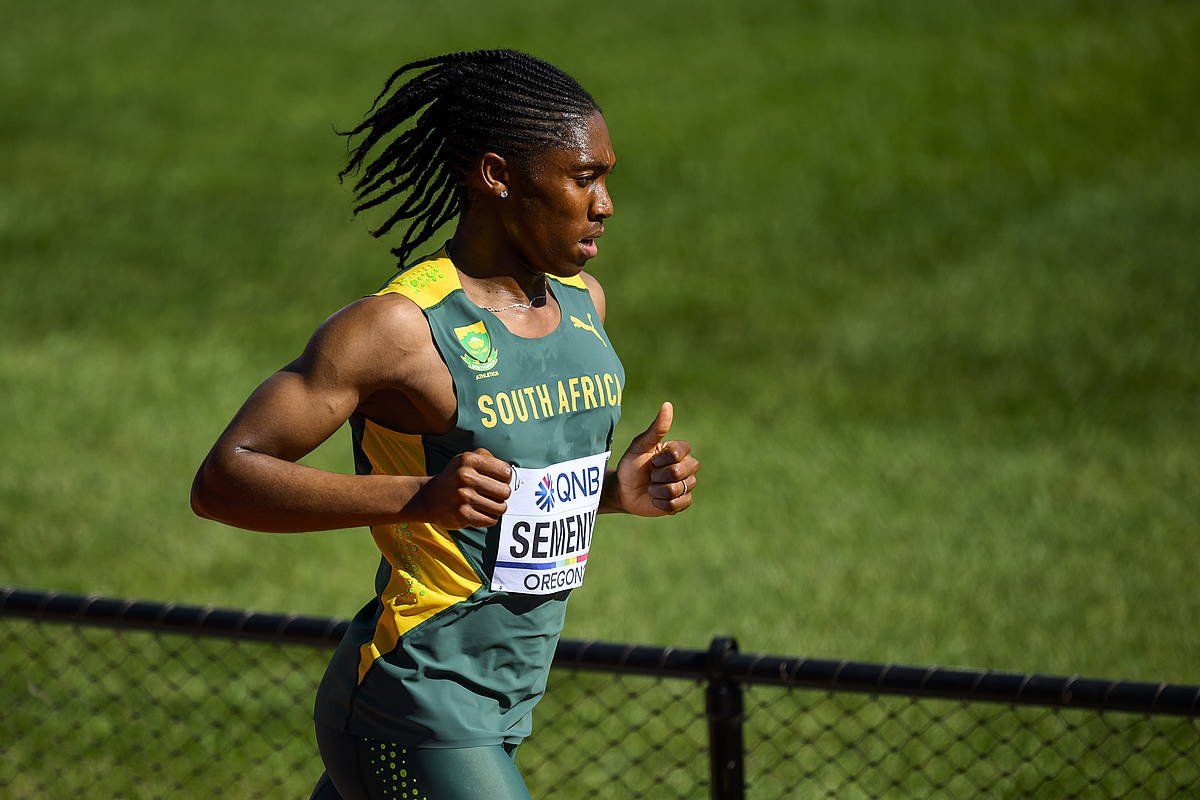 Caster Semenya, 2022ko Munduko Txapelketan. EFE