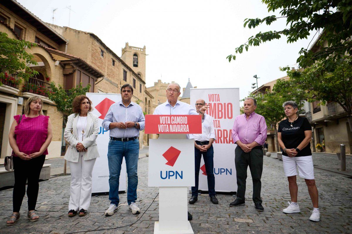 UPNko hautagaiak, gaur, Erriberrin. UPN