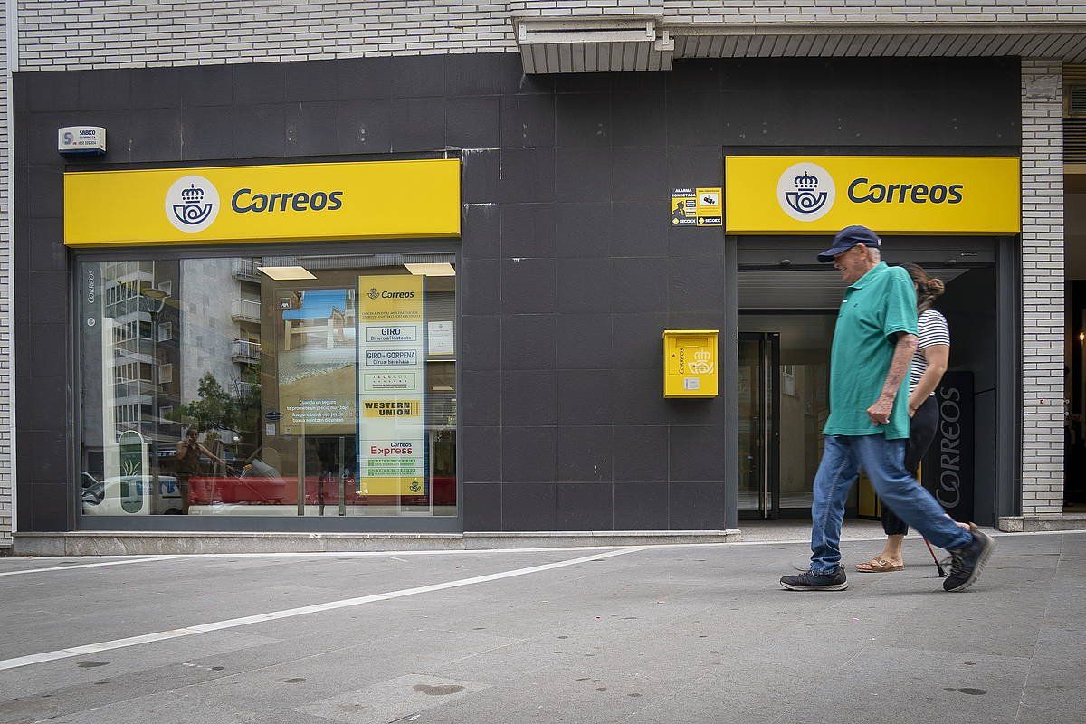 Correosen bulego bat, Donostian. GORKA RUBIO / FOKU