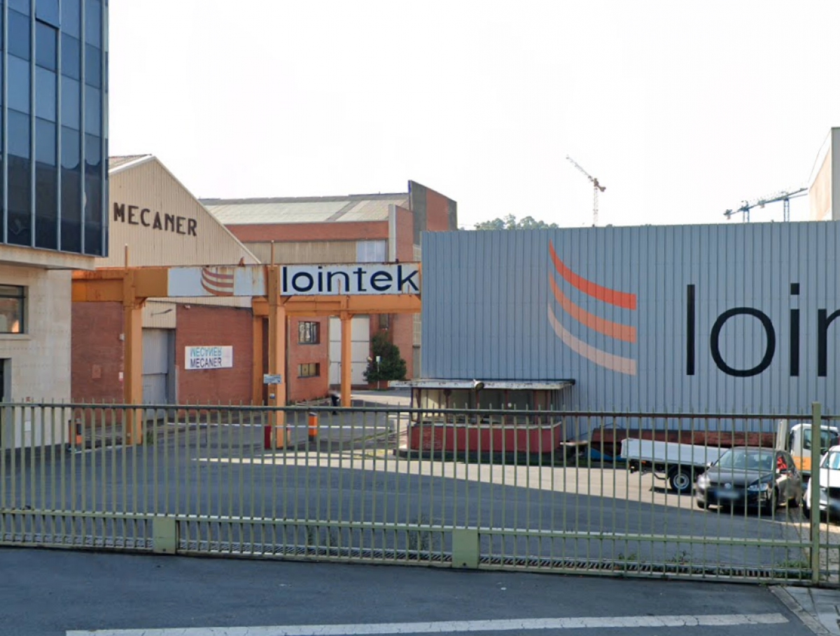Mecaner enpresaren fatxada, Urdulizen (Bizkaia). BERRIA