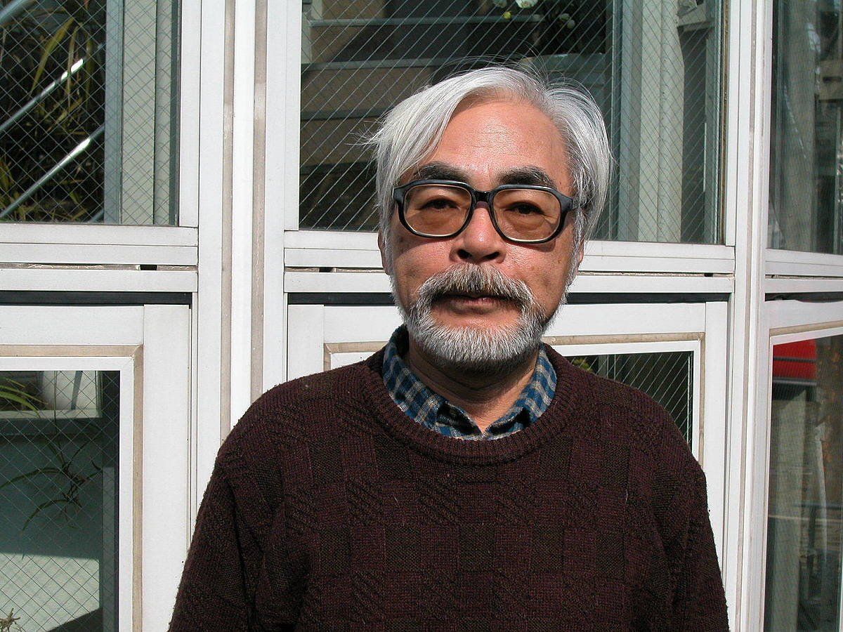 Hayao Miyazaki, artxiboko irudi batean. BERRIA
