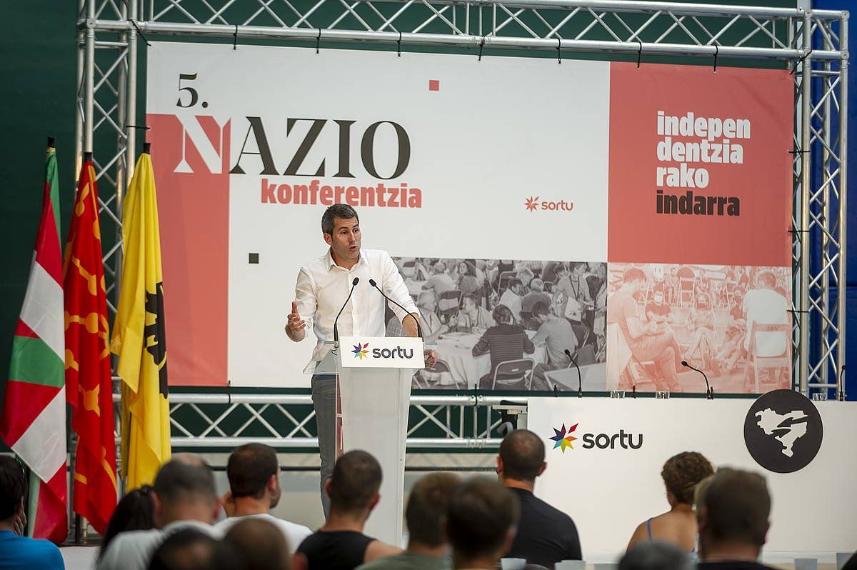 Arkaitz Rodriguez, iaz, Sorturen V. Nazio Konferentzian. JAIZKI FONTANEDA / FOKU