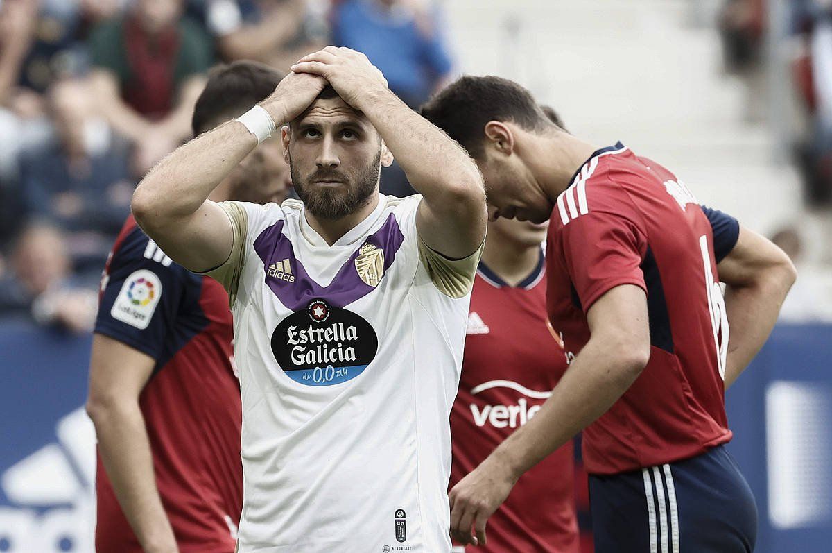 Weisman iazko denboraldian, Valladolid taldeko jokalari zenean. JESúS DIGES / EFE
