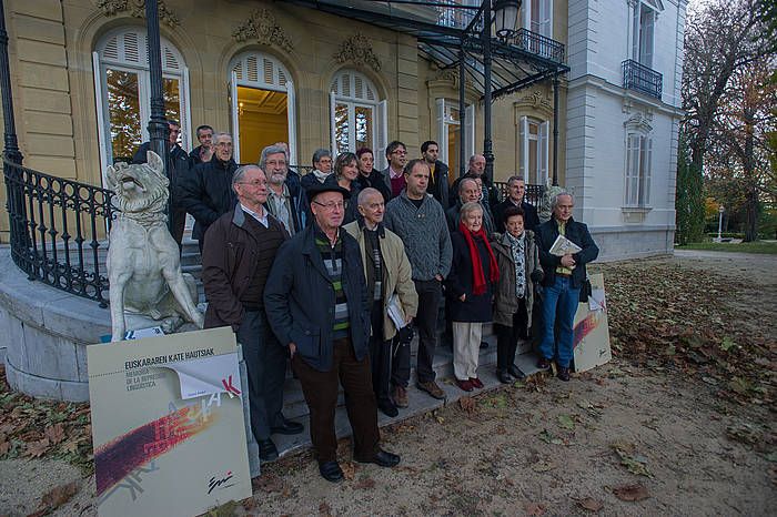 Liburuaren aurkezpena, azaroan. ANDONI CANELLADA, ARGAZKI PRESS