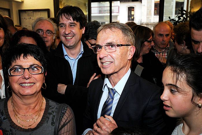 Iker Elizalde eta Kotte Ezenarro. JULEN PASCUAL