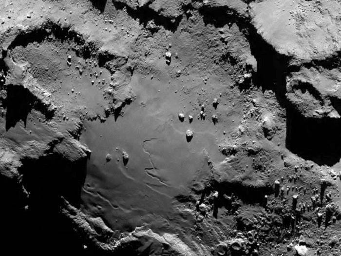 Osiris kamerak ateratako Rosettaren irudia. ESA / HANDOUT