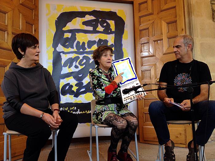 Marta Cardenasek egin du 49. Durangoko Azokaren kartela. JUANAN RUIZ, ARP