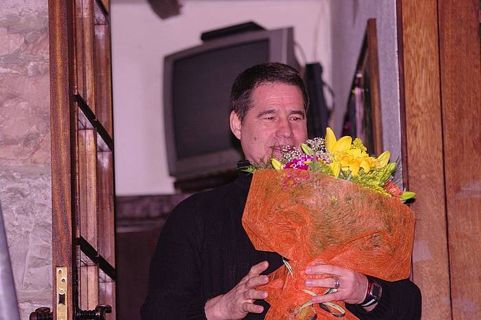Antton Trotiño 2011n aske geratu zenean, 24 urtez preso egon ostean. BERRIA