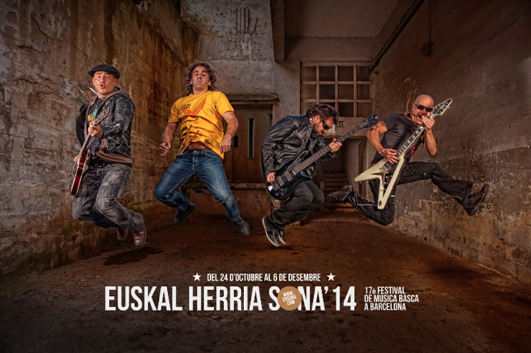 Aurtengo EHSona jalaldiaren kartelak jasotzen duen irudia. BARTZELONAKO EUSKAL ETXEA