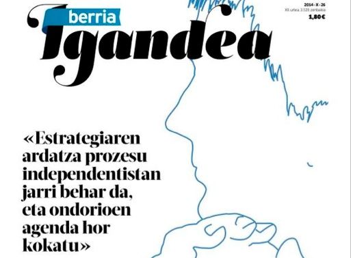 BERRIAren atzoko azala. BERRIAren atzoko azala.