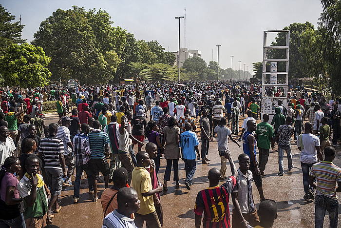 Protesta Uagadugun, Burkina Fason. STR, EFE