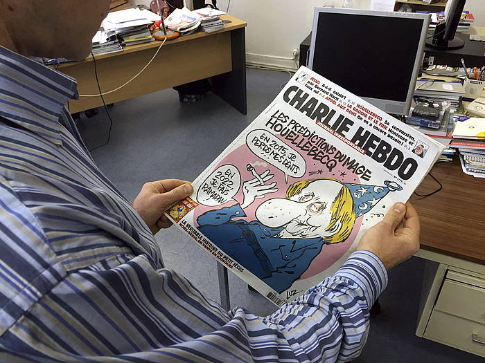 'Charlie Hebdo' aldizkariaren zenbakietako bat. STF, EFE